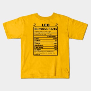 Leo Facts Kids T-Shirt